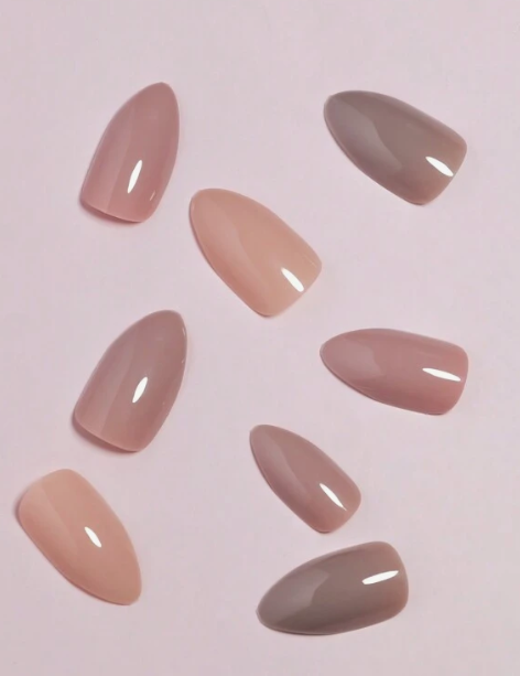 4 Pack Nude Press On Nails