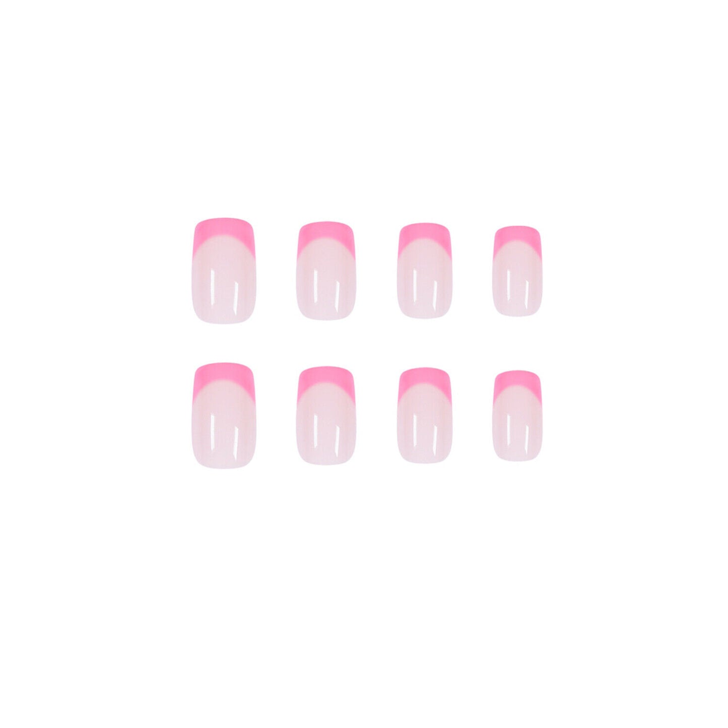 Pink Tip French Manicure Press On Nails