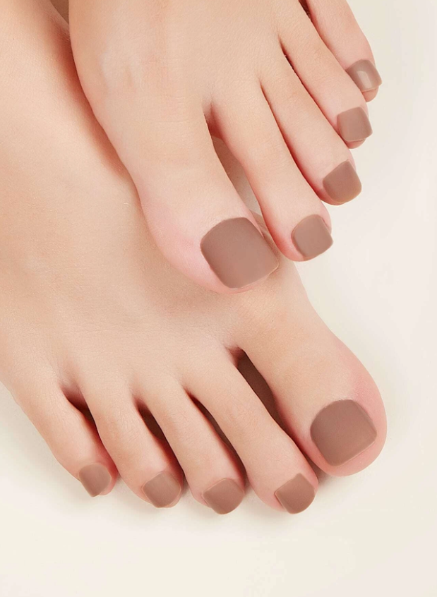 Barely There Taupe Full Manicure and Pedicure Set