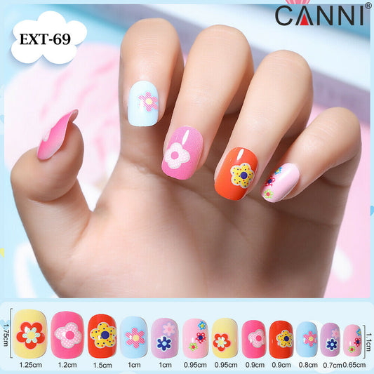 Pastel Flower Press On Nails